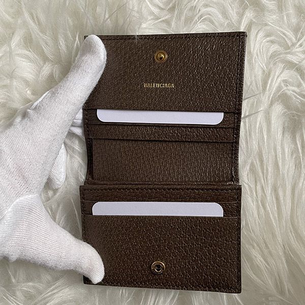 【限定品】バレンシアガ x グッチ ハッカープロジェクト 偽物 コインケース付 折り財布