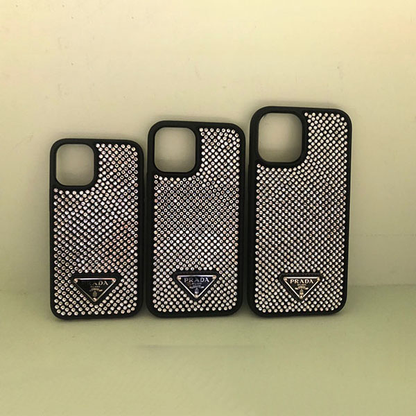 【プラダ コピー】新作 ロゴ入り iPhone カバー スマホケース 1ZH133_2AWL_F0T7O