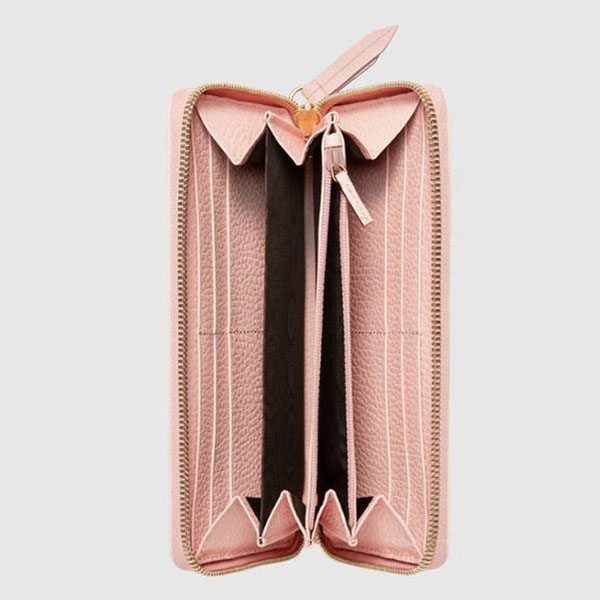 人気商品★グッチ★プチ マーモントジップアラウンド 偽物 長財布 456117