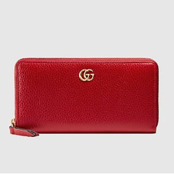 人気商品★グッチ★プチ マーモントジップアラウンド 偽物 長財布 456117