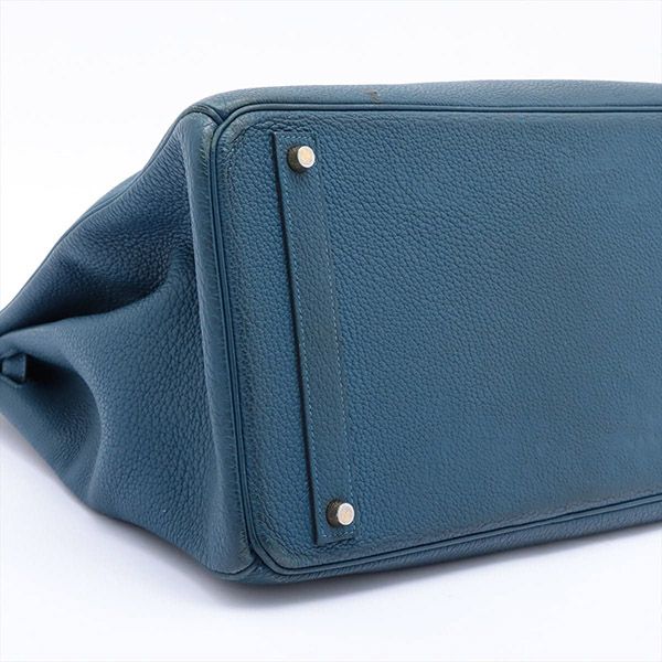 エルメス バーキン40 スーパーコピー トゴ ディープブルー ゴールド金具