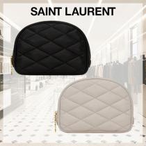 すぐ届く サンローラン コピー* YSL ステッチ チャーム付 コスメポーチ6699371EL0...