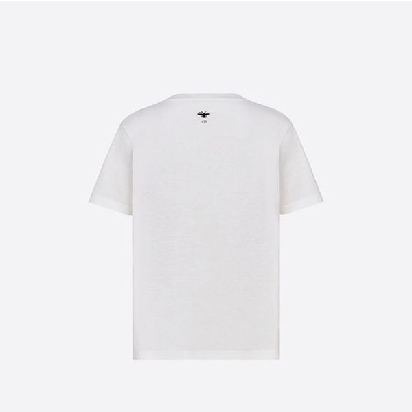 ★オシャレ★ディオール コットンジャージー & リネン Tシャツ コピー 243T09A4426X0200