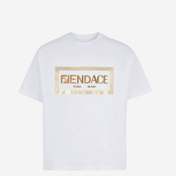 【フェンディACE】待望のコラボ発売！フェンディ×ヴェルサーチ Tシャツ 偽物 FY1144AKDVF0QA1