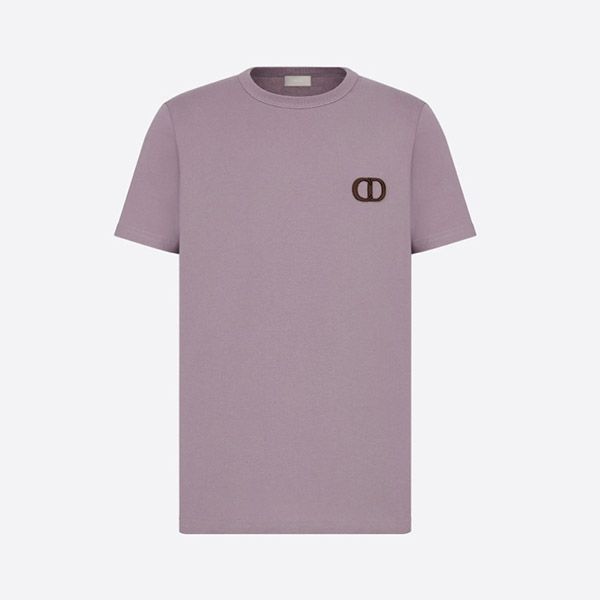 新作◆ディオール◆CDICON Tシャツ コピー コットン クルーネック 刺しゅう 013J600A0589_C585