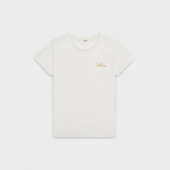 セリーヌ エンブロイダリー Tシャツ 偽物