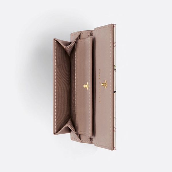 【カラバリ豊富】★ディオール CARO フラワープリント ミニウォレット 偽物 折財布 S5137USJS_M941
