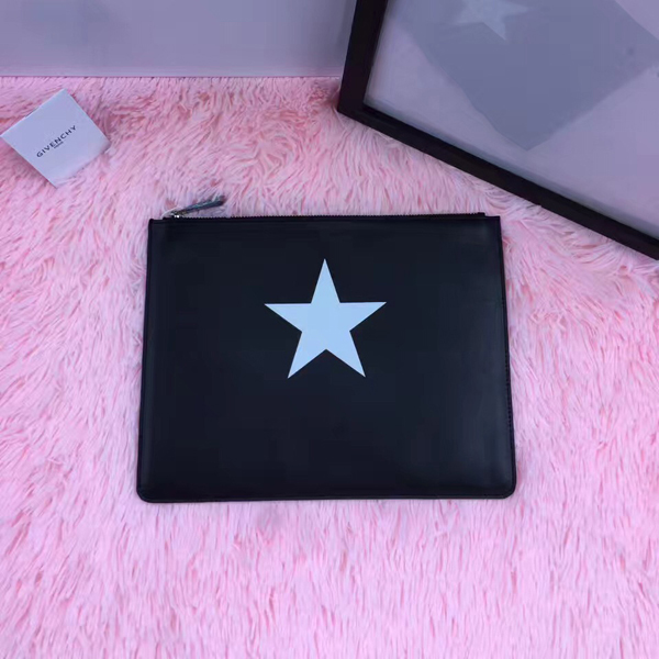 ジバンシィスーパーコピー GIVENCHY クラッチバッグ 6072541スタープリント ミディアム カーフレザー