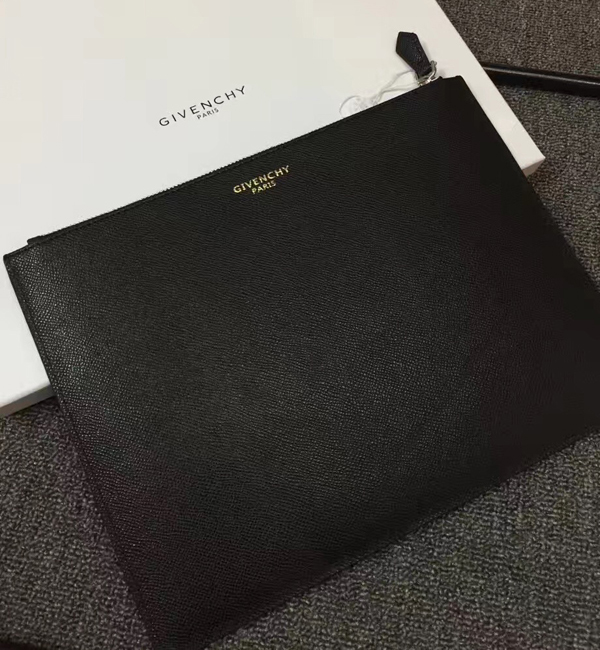 ジバンシィスーパーコピー GIVENCHY クラッチバッグ ストライプ ミディアム BLACK BC0635