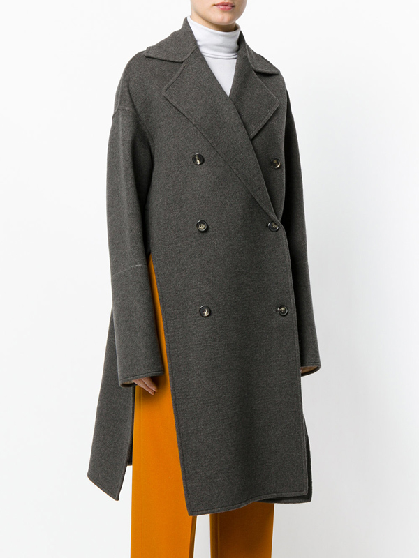 セリーヌの2017/18 秋冬ダブルブレストコクーンコート セリーヌ服コピー