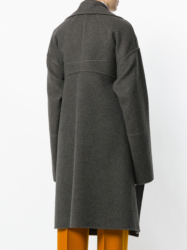 セリーヌの2017/18 秋冬ダブルブレストコクーンコート セリーヌ服コピー
