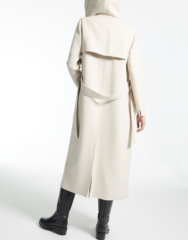 MAX MARA2017/18秋冬新作 TIRSI ヴァージンウール アンゴラ コート フード マックスマーラ コピー