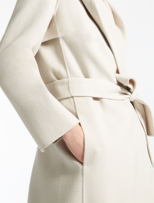 MAX MARA2017/18秋冬新作 TIRSI ヴァージンウール アンゴラ コート フード マックスマーラ コピー
