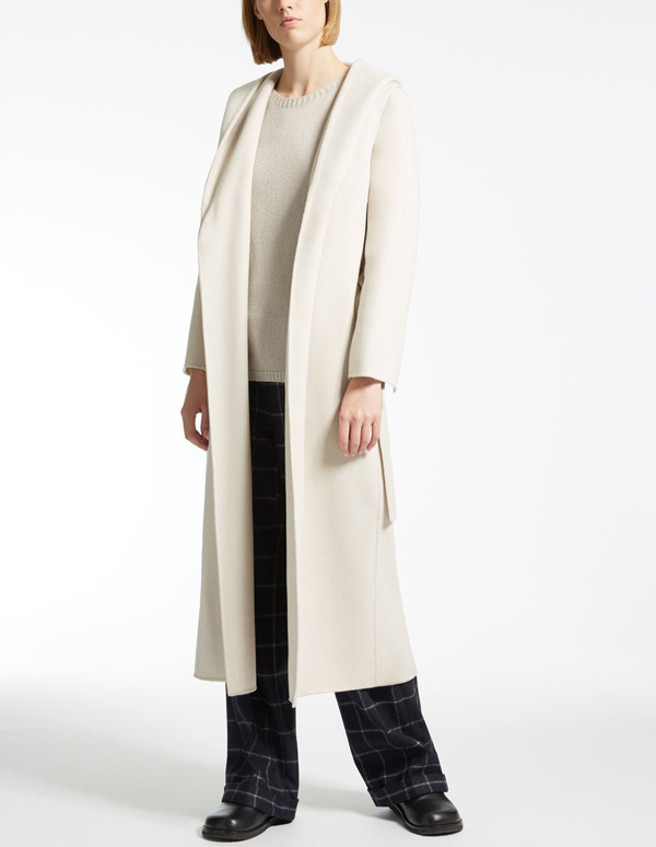 MAX MARA2017/18秋冬新作 TIRSI ヴァージンウール アンゴラ コート フード マックスマーラ コピー