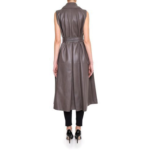 セリーヌの2017/18秋冬 ノースリーブコートで抜群の着回し力 グレー セリーヌ服コピー