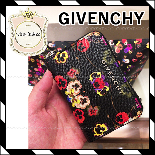 GIVENCHY 長財布 2017-18AW プリントキャンバスウォレット