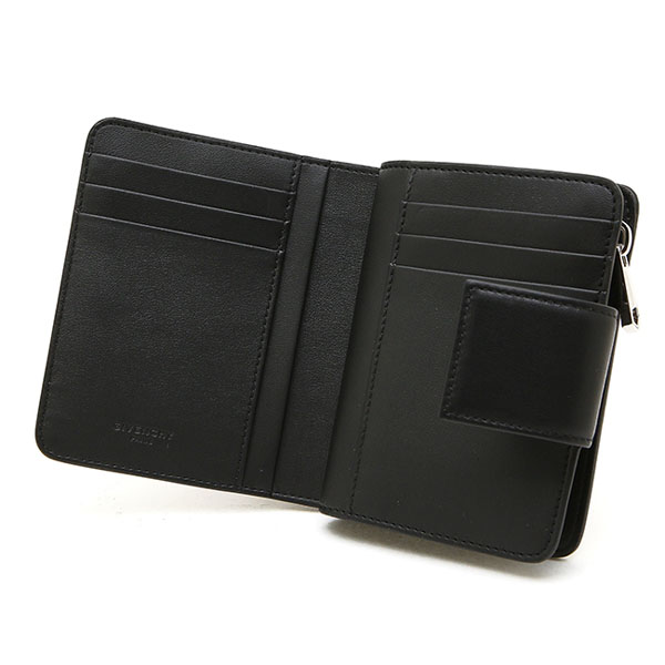 ジバンシー 財布コピーGIVENCHYフラワー財布 黒 ウォレット BC06363563 960 花柄