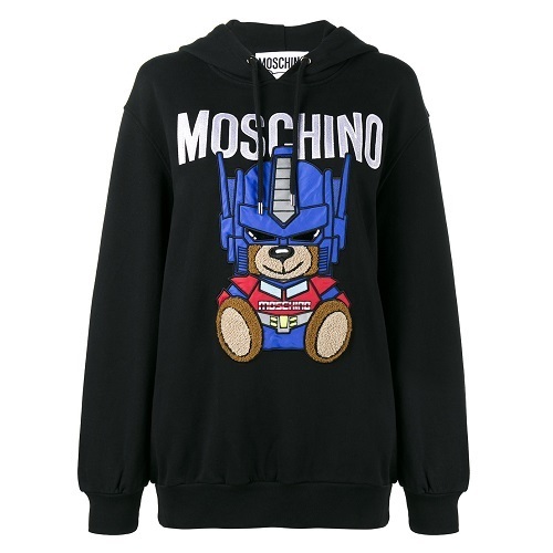 モスキーノ コピーMOSCHINO 2018 トランスフォーマーベア パーカー スウェット・トレーナー