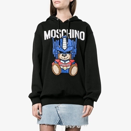 モスキーノ コピーMOSCHINO 2018 トランスフォーマーベア パーカー スウェット・トレーナー