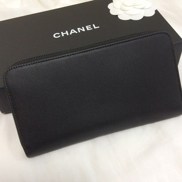 シャネルアイコンブラック長財布 コピー