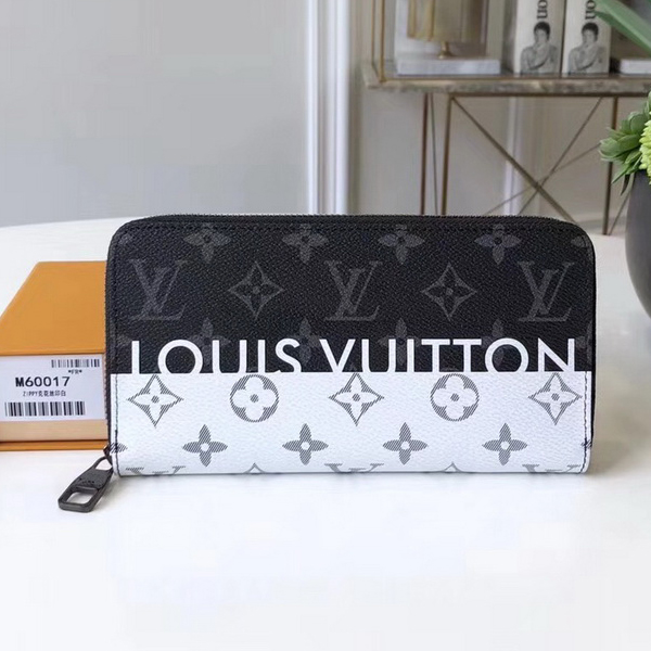 BRAZZA WALLET ルイヴィトン ウォレット 長財布 2018SS M63027 モノグラムエクリプス・キャンバス ルイヴィトン 財布コピー