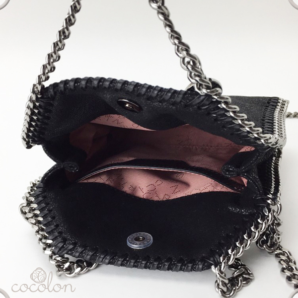 Stella McCartney] 2WAYショルダーバッグ 黒 ポシェット ステラマッカートニーバッグコピー