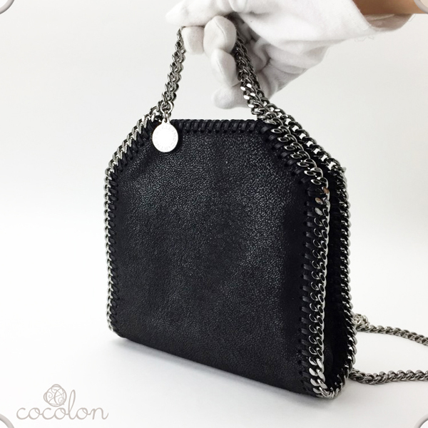 Stella McCartney] 2WAYショルダーバッグ 黒 ポシェット ステラマッカートニーバッグコピー
