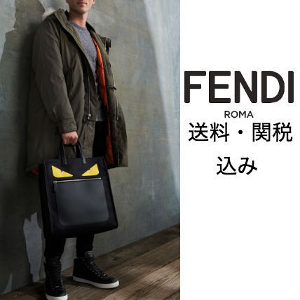 フェンディ トートバッグBAG BUGS モンスター レザーポケット フェンディコピー