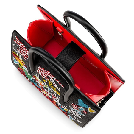 18SS未入荷 ルブタン トートバッグ ビーズアート Paloma 3Wayトート ルブタンバッグコピー