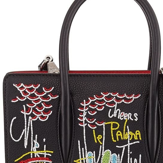 18SS未入荷 ルブタン トートバッグ ビーズアート Paloma 3Wayトート ルブタンバッグコピー