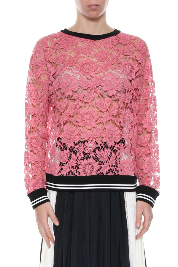  lovely スウェット トレーナー Heavy Lace スウェットシャツ ヘビー レース Sweat Shirt ヴァレンティノ Tシャツ コピー