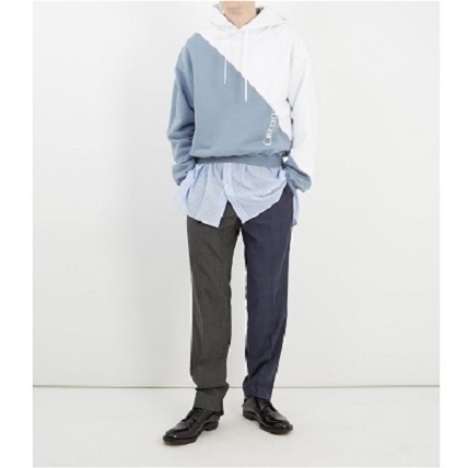 ヴェトモン パーカー コピー VETEMENTS 新作 カッコイイ バイカラー パーカー