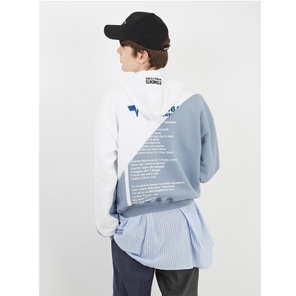 ヴェトモン パーカー コピー VETEMENTS 新作 カッコイイ バイカラー パーカー