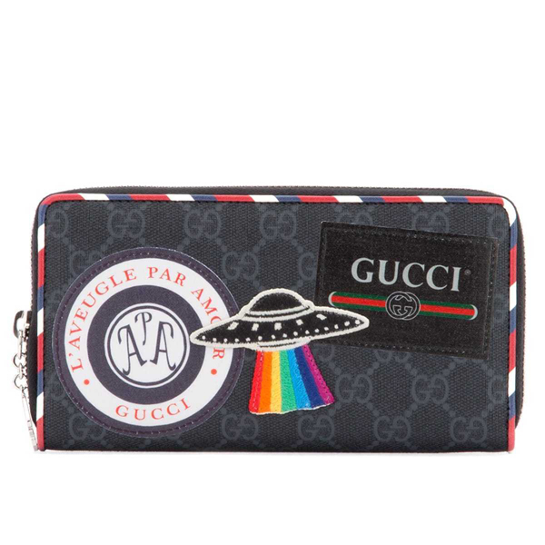 グッチ(グッチ 財布 コピー)Embellished GG シュプリーム 長財布