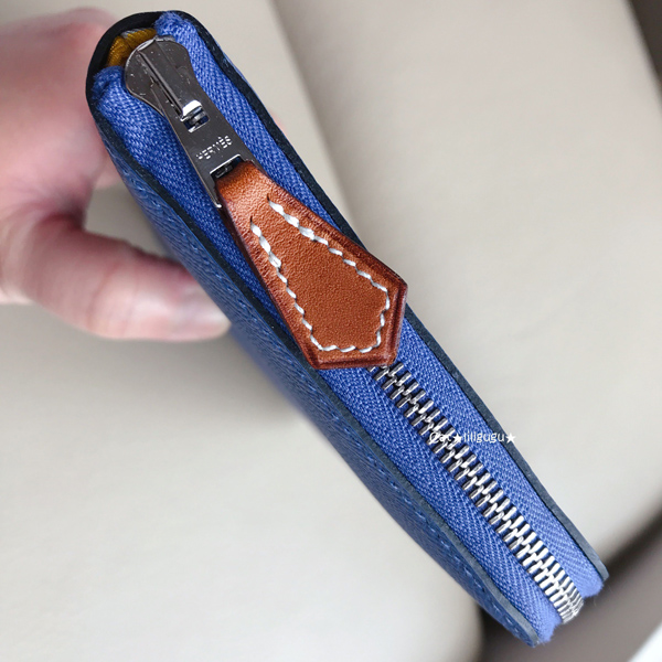 エルメス 財布コピー アザップ シルクイン ブルーブライトン