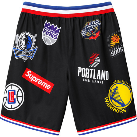 SS18スーパーコピー シュプリーム X ナイキ NBA Teams Authentic Short ハーフ・ショートパンツ ボトムス