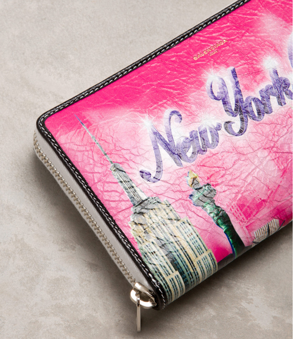 バレンシアガ 財布コピー Bazar Continental長財布 New York BAZAR バザール シティ