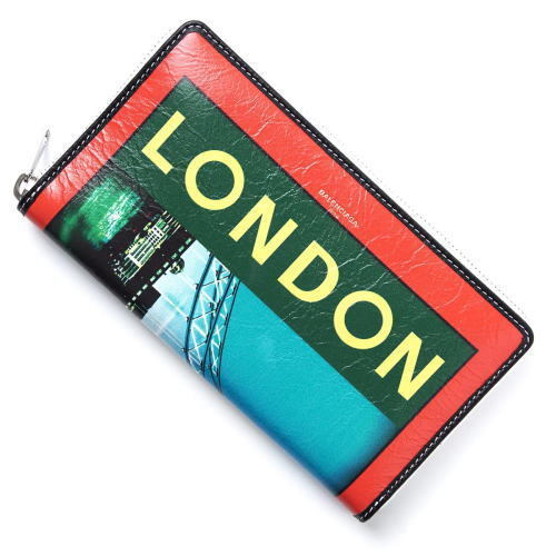 18SS新作 バレンシアガ 財布コピー バザール ラウンドZIP長財布 LONDON バザール CUIR ARENAウォレット2