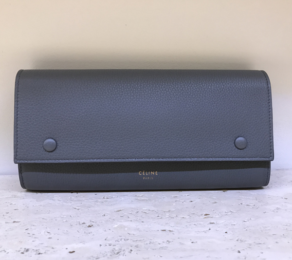 素敵カラー セリーヌ 財布コピー 101673AU8.10KL フラップ 2つ折り 長財布 Kohl