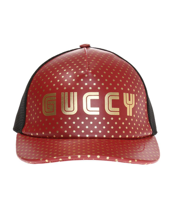 2025新作限定 GUCCY プリント レザー ベースボールハット グッチ グッチスーパーコピー 日本未入荷色 426887 4HD68 6460