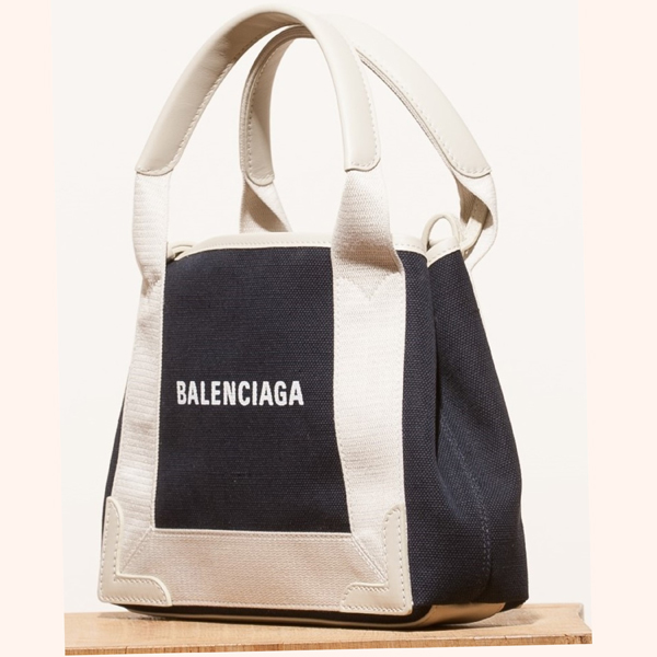 バレンシアガトートバッグ スーパーコピーバレンシアガ ネイビーカバ XS NAVY CABAS