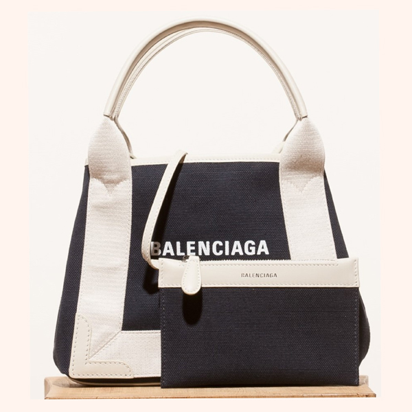 バレンシアガトートバッグ スーパーコピーバレンシアガ ネイビーカバ XS NAVY CABAS