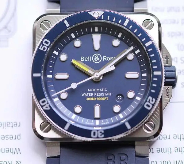 ベル＆ロス BR03－92－D－BU－ST/SRB BR03-92 DIVER BLUE