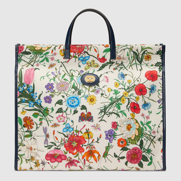 グッチ フローラ ラージフローラトートバッグ フローラプリント