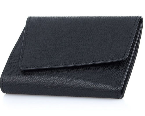 ヴァレクストラ スーパーコピーValextra ツイストウォレット black V9A13 02800ON