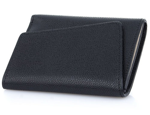 ヴァレクストラ スーパーコピーValextra ツイストウォレット black V9A13 02800ON
