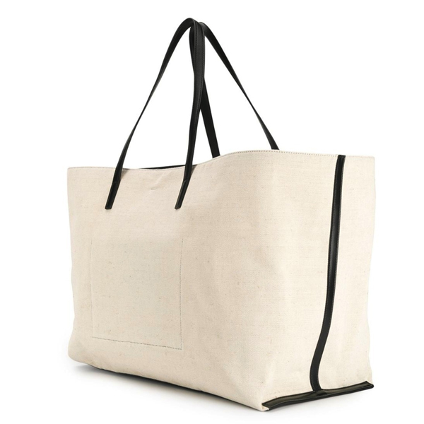 JIL SANDER ジルサンダー コピー キャンバス ラージ トートバッグ 収納力もあり
