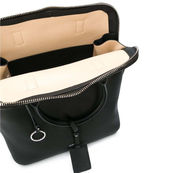 Jil Sander ジルサンダー コピー ファスナートートバッグ ブラック