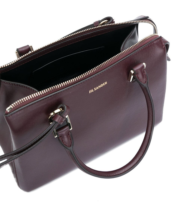 JIL SANDER ジルサンダー コピー レザーハンド クロスボディバッグ カーフスキン トップハンドル