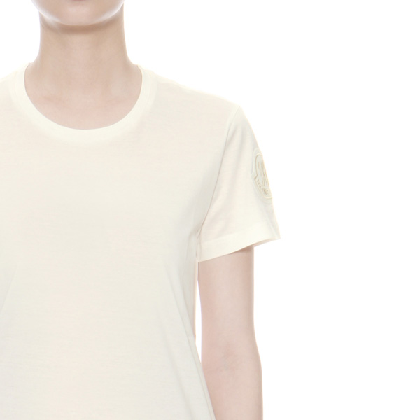 モンクレール MONCLER Tシャツ コピー レディース 8086261 V8002 035 半袖Tシャツ WHITE ホワイト